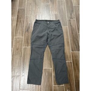 KÜHL Free Radikl Gray Casual Pants Stretch Pockets Men's Size 35x32 Hiking